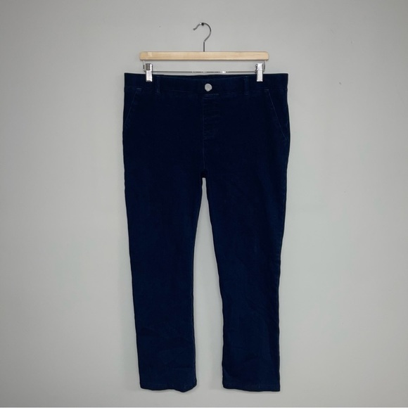 Betabrand Yoga  Denim Straight Leg Classic Jeans Dark Indigo Women's‎ Size XL P - Picture 2 of 9